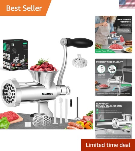 Manual meat grinder stainless - meat,
