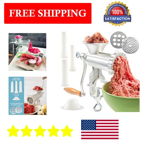Durable cast iron meat - iron, grinder