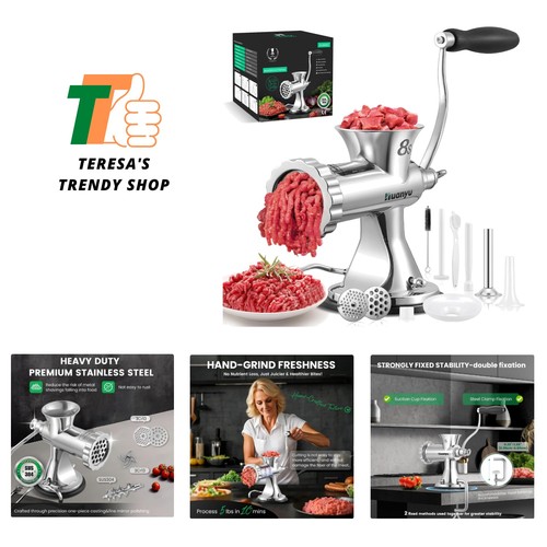 Heavy duty manual meat grinder - duty,