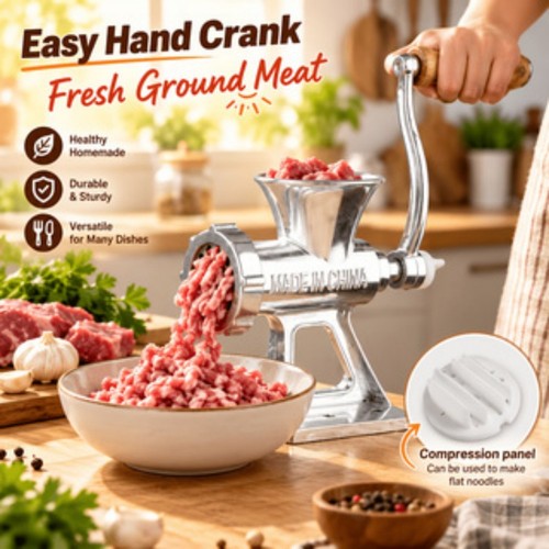 Manual meat grinder - for, home