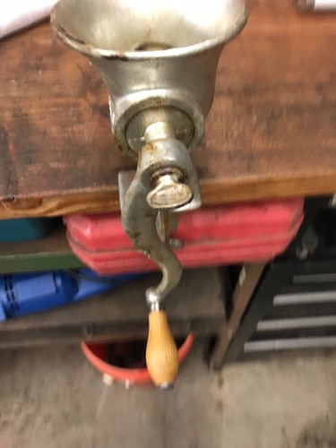 Two meat grinders used - two,