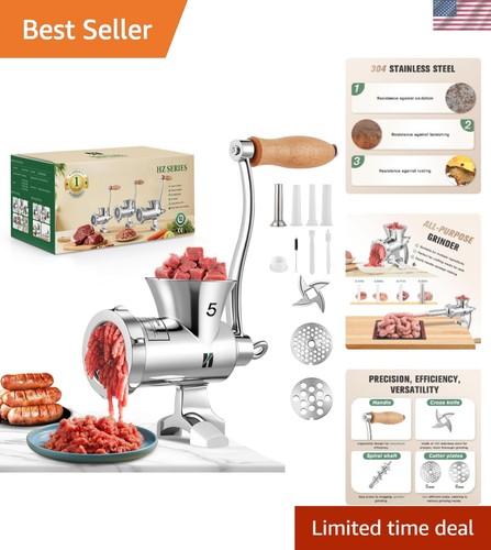 Ergonomic manual meat grinder - ergonomic,