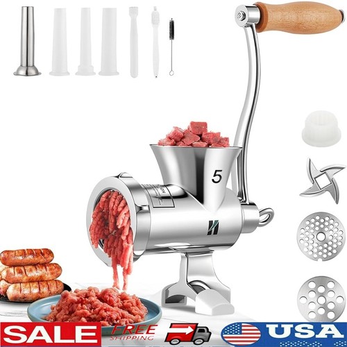 Stainless steel manual meat - stainless,