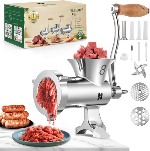 Manual meat grinder stainless - grinder,